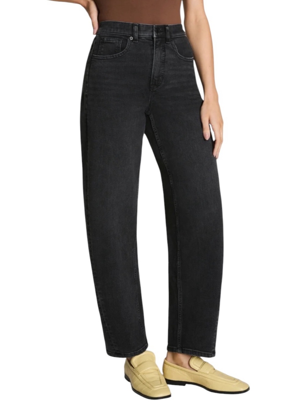 NWT SPANXshape Authentic Barrel Leg Jeans size L